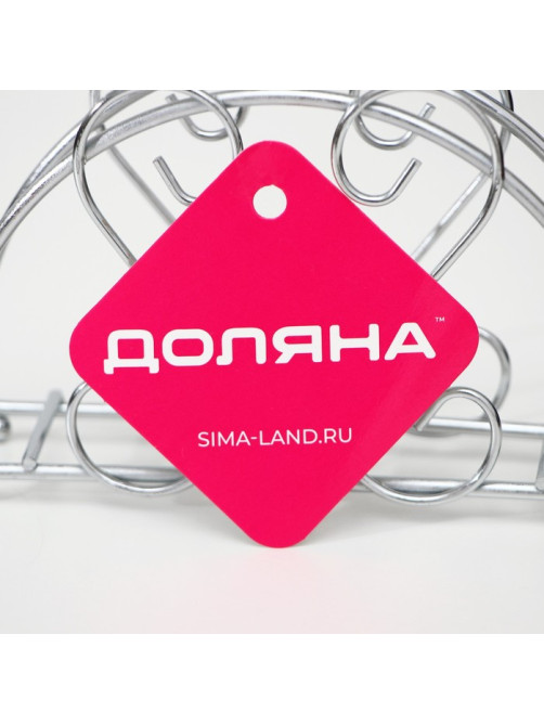 Салфетница Доляна «Завитки»,13,5×3.5×9 см
