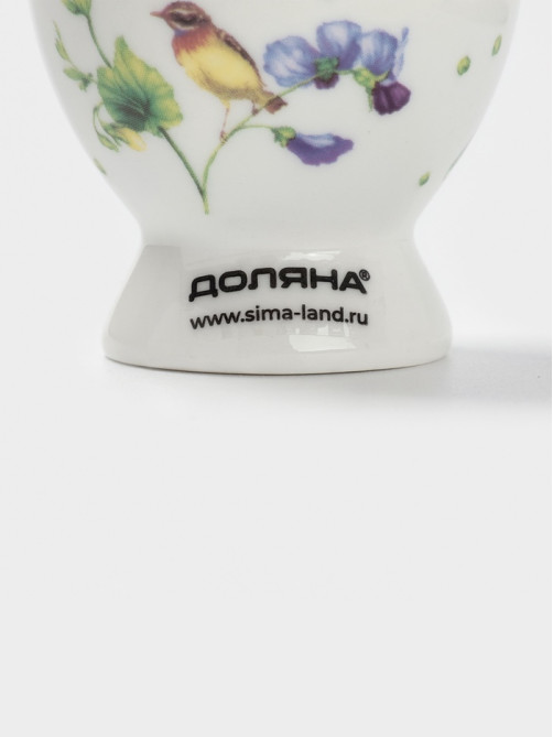 Подставка для яйца Доляна «Зелёный сад», 4.5×5 см, фарфор