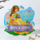 Открытка держатель для яйца на Пасху «Мира и добра», 12.2×13.1 см