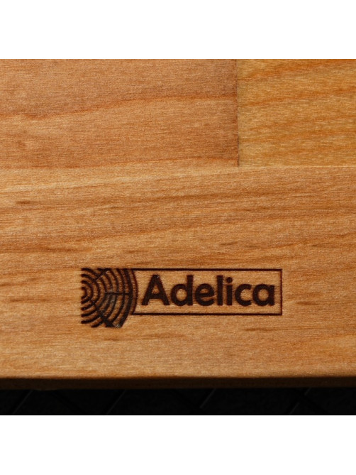 Поднос для подачи с ручками Adelica, 40×25×1.8 см, дерево массив берёзы, пропитано маслом