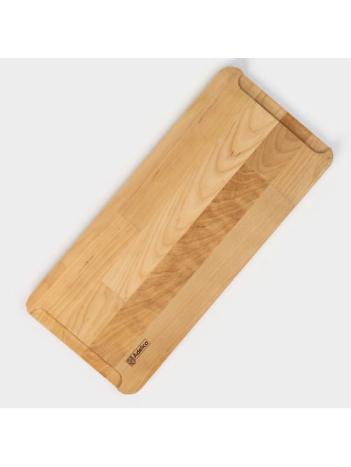 Поднос - подставка Adelica «Чайная станция», на 2 персоны, с потайными ручками, 40×18×1.8 см, дерево берёза