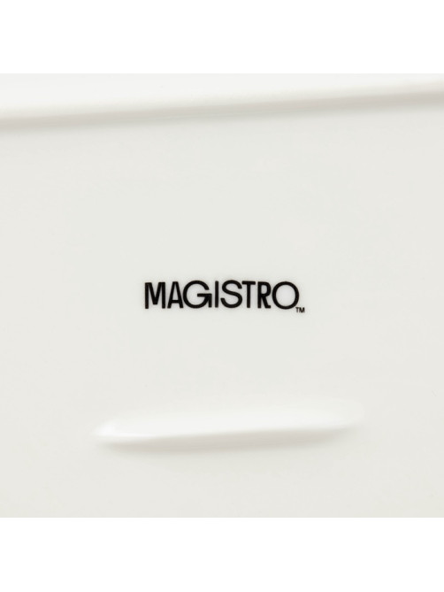 Маслёнка Magistro «Бланш», 16×8 см, фарфор, белая