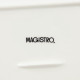 Маслёнка Magistro «Бланш», 16×8 см, фарфор, белая