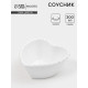 Соусник Magistro «Сердце», 260 мл, d=11.5, фарфор, белый