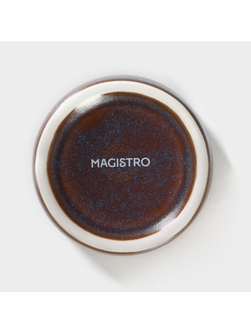 Соусник Magistro Garland, 70 мл, d=6.5 см, фарфор, синий