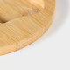 Набор для подачи сыра Доляна Cheese, 3 ножа, доска 32.5×18 см, бамбук