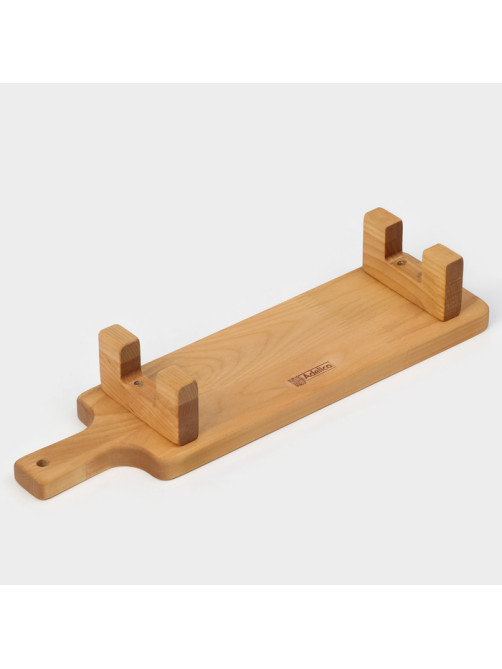Доска для подачи с ручкой Adelica, на ножках, 38×10×6 см, дерево берёза