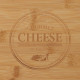 Набор для подачи сыра Доляна Cheese, 3 ножа, доска 38×18.5 см, бамбук