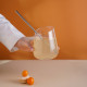 Набор металлических трубочек Straws, 6 шт., 21 см, сталь 304