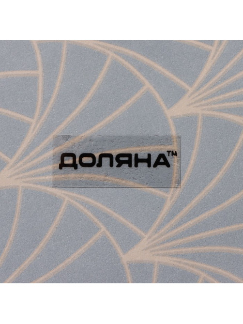 Этажерка - фруктовница круглая Доляна «Золотое перо», 2 яруса, d=25/20 см, стекло, цвет чёрный