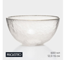Салатник Magistro «Алькор», 400 мл, 12.5×6 см, стекло