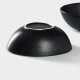 Салатники Magistro Carbon, набор 2 шт.,15.5×13.5 см, фарфор, чёрный