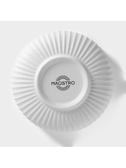 Миска Magistro Line, 350 мл, d=11.5 см, фарфор, белая