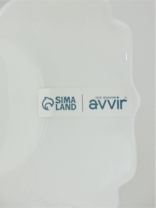 Салатник Avvir «Кувшинка», 300 мл,12.5×5 см, стеклокерамика, белый