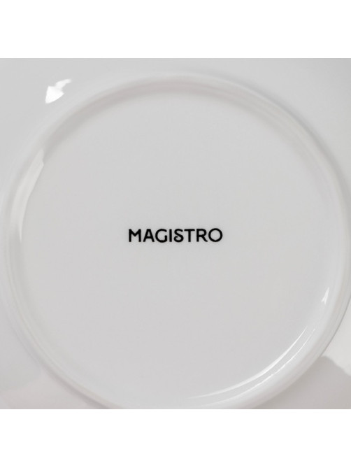 Салатник Magistro «Роза Бланш», 600 мл, d=23 см, фарфор, белый