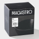 Салатники Magistro Carbon, набор 2 шт., 300 мл, 12×10.5 см, фарфор, чёрный