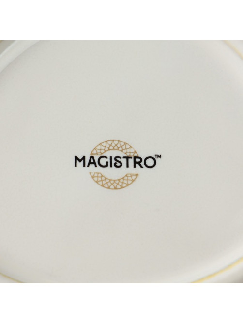 Салатник Magistro «Пэвэти», 400 мл, d=15.3 см, фарфор, белый, голубой