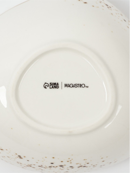 Салатники Magistro «Церера», набор 2 шт., 15.3×13×5.5 см, фарфор, белые
