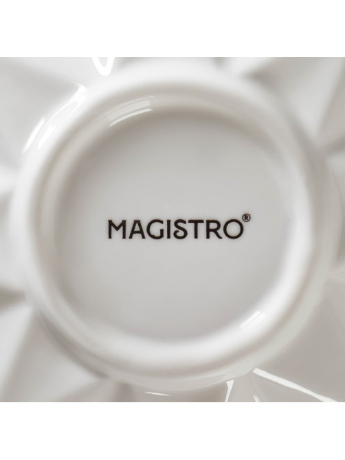 Салатник Magistro «Изобилие», 260 мл, d=15 см, фарфор, белый