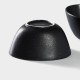 Салатники Magistro Carbon, набор 2 шт., 300 мл, 12×10.5 см, фарфор, чёрный