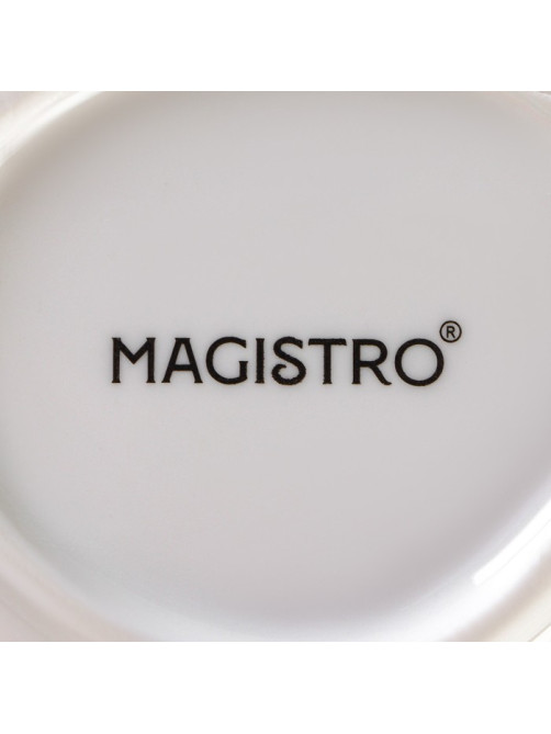 Салатник Magistro «Церера», 440 мл, 15.5×13.4 см, фарфор, белый