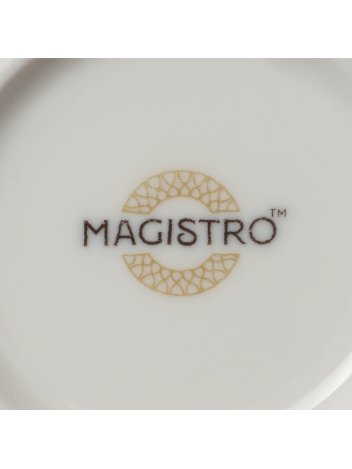 Салатник Magistro La Perle, 600 мл, d=15 см, фарфор, белый