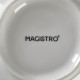 Салатник Magistro «Кувшинка Бланш», 700 мл, d=15 см, фарфор, белый