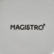 Салатник Magistro «Лист Бланш», 800 мл, 24.5×20.5 см, фарфор, белый