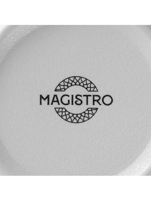 Миска Magistro Line, 850 мл, d=15 см, фарфор, белая