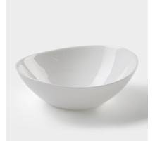 Салатник Avvir «Гайана», 350 мл, 15×14.5×5 см, стеклокерамика, белый
