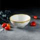 Салатник Доляна Organic Gold, 320 мл, d=12.5 см, фарфор, белый