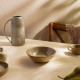 Салатник SL Home «Песчаный бриз», 1 л, фарфор, бежевый