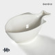 Салатник Magistro «Рыбка», 1 л, 26.5×15×8.5 см, фарфор, белый