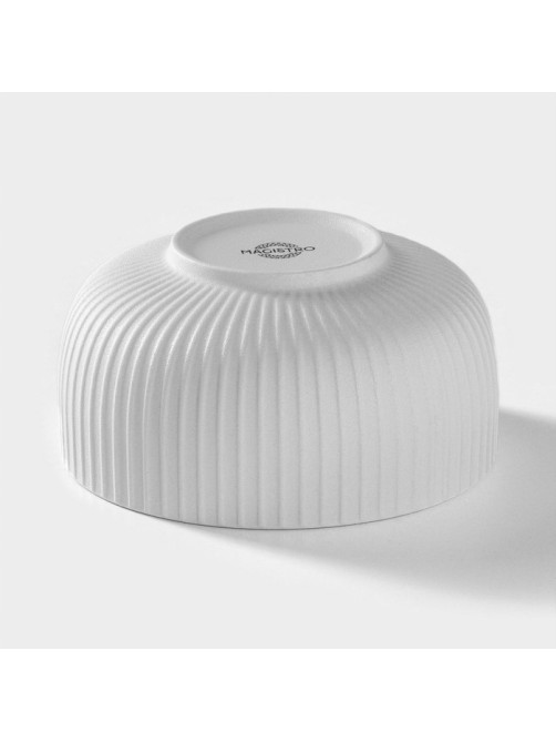 Миска Magistro Line, 850 мл, d=15 см, фарфор, белая