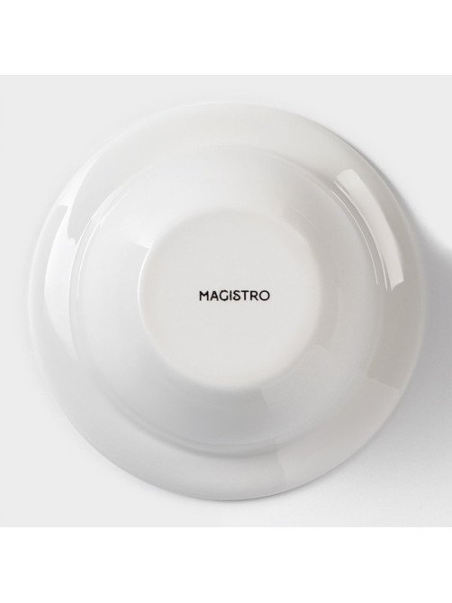 Салатник Magistro «Бланш», 420 мл, d=15.3 см, фарфор, белый