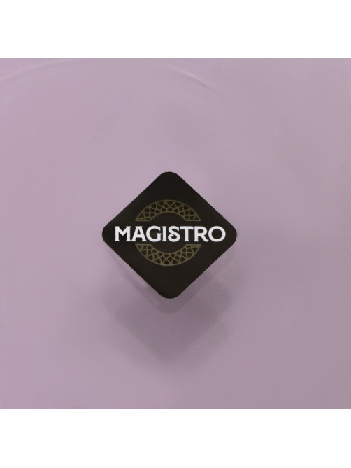 Салатник Magistro «Французская лаванда», 700 мл, 23.8×4.5 см, стекло, сиреневый