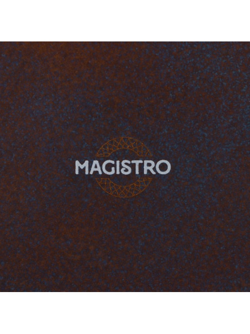 Салатник Magistro Garland, 500 мл, d=15 см, фарфор, синий, коричневый