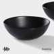 Салатники Magistro Carbon, набор 2 шт.,15.5×13.5 см, фарфор, чёрный