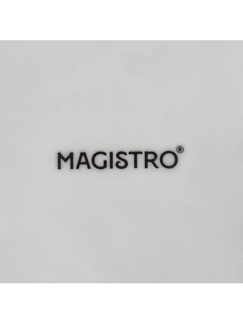Салатник Magistro «Лист Бланш», 1.5 л, d=30 см, фарфор, белый