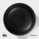 Миска Magistro Line, 850 мл, d=15 см, фарфор, чёрная