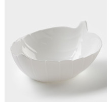 Салатник Avvir «Лист», 700 мл, 22×17×8 см, стеклокерамика