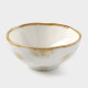 Салатник Доляна Organic Gold, 320 мл, d=12.5 см, фарфор, белый