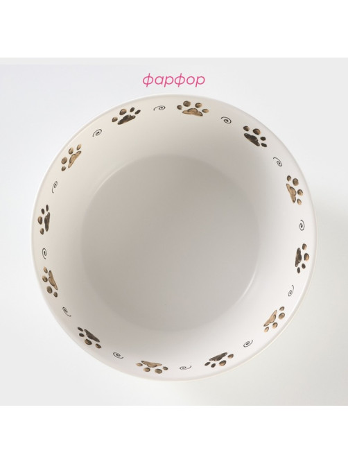 Салатник «Коты-аристократы», 1 л, d=18 см, фарфор, белый