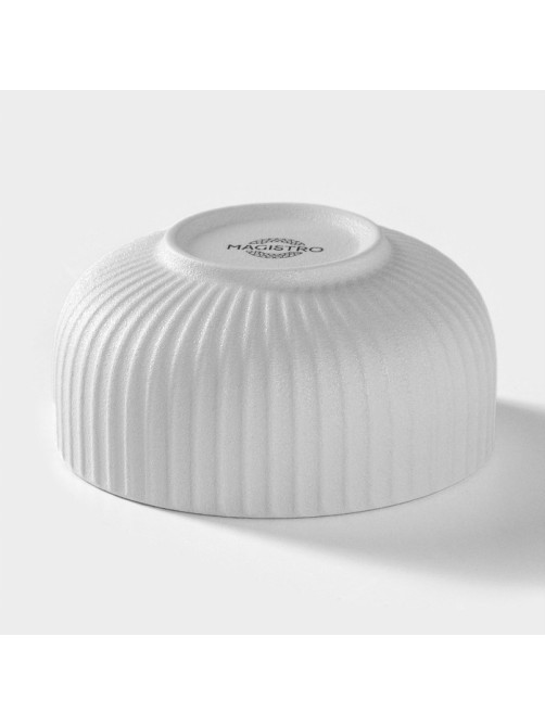 Миска Magistro Line, 350 мл, d=11.5 см, фарфор, белая