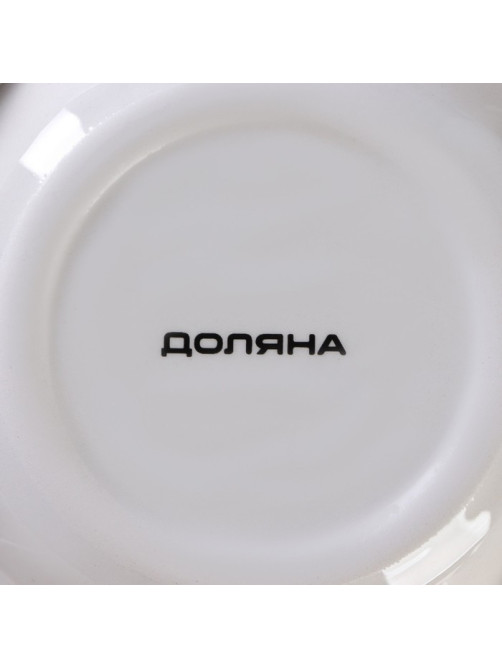 Менажница 5 ячеек Доляна «Зайка», d=26 см, доломит, белая