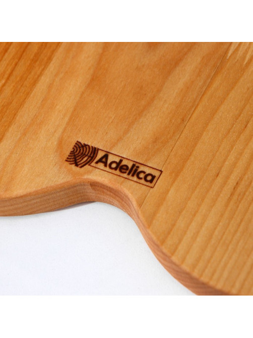 Блюдо для подачи Adelica (XXL), в подарочной коробке, дерево береза, 38×24.5×1.7 см