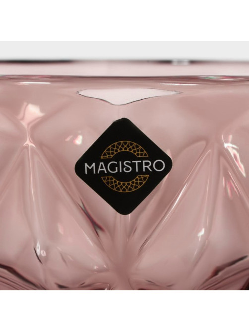 Креманка Magistro «Круиз», 350 мл, d=12 см, стекло, розовая