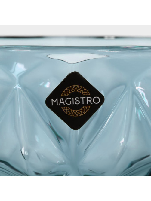 Креманка стеклянная Magistro «Круиз», 350 мл, d=12 см, синяя
