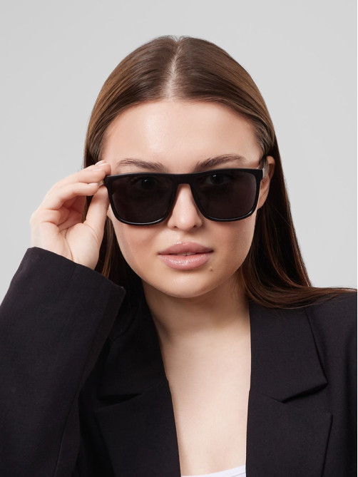 Очки солнцезащитные OneSun, UV 400, дужка 14.5 см, ширина 14 см, линза 5×6 см, чёрные