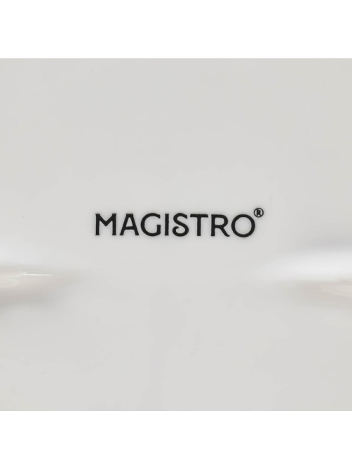 Блюдо фарфоровое Magistro «Бланш», 40×13×4 см, белое